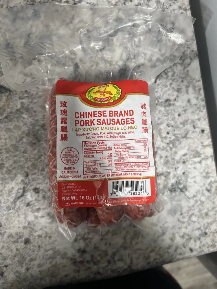 Chinese Brand Pork Sausages