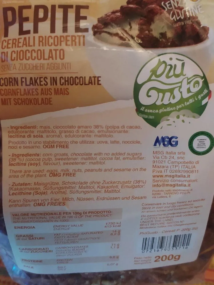 Pepite cereali al cacao