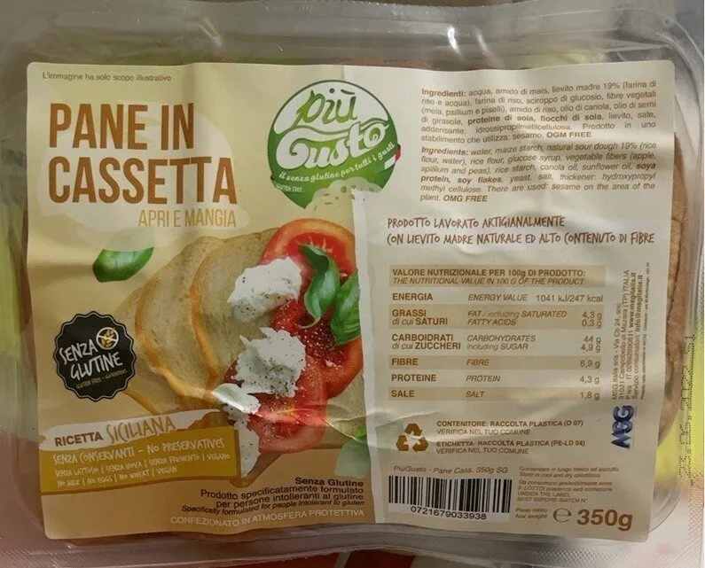 Pane senza glutine