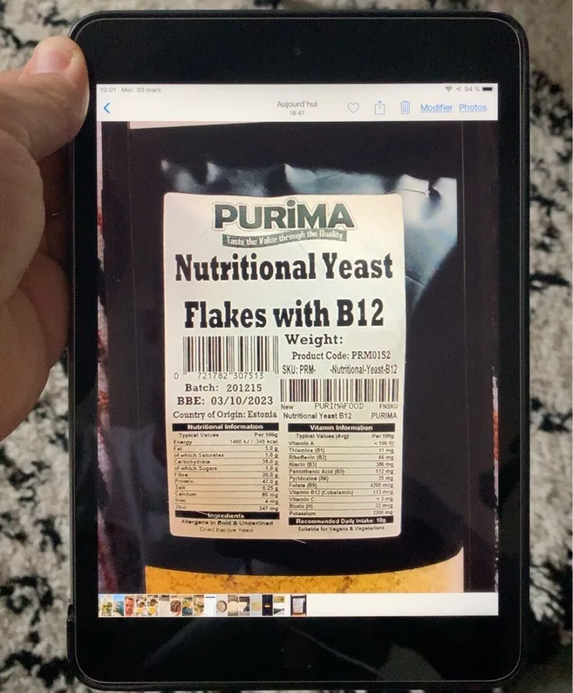 Nutritional heast