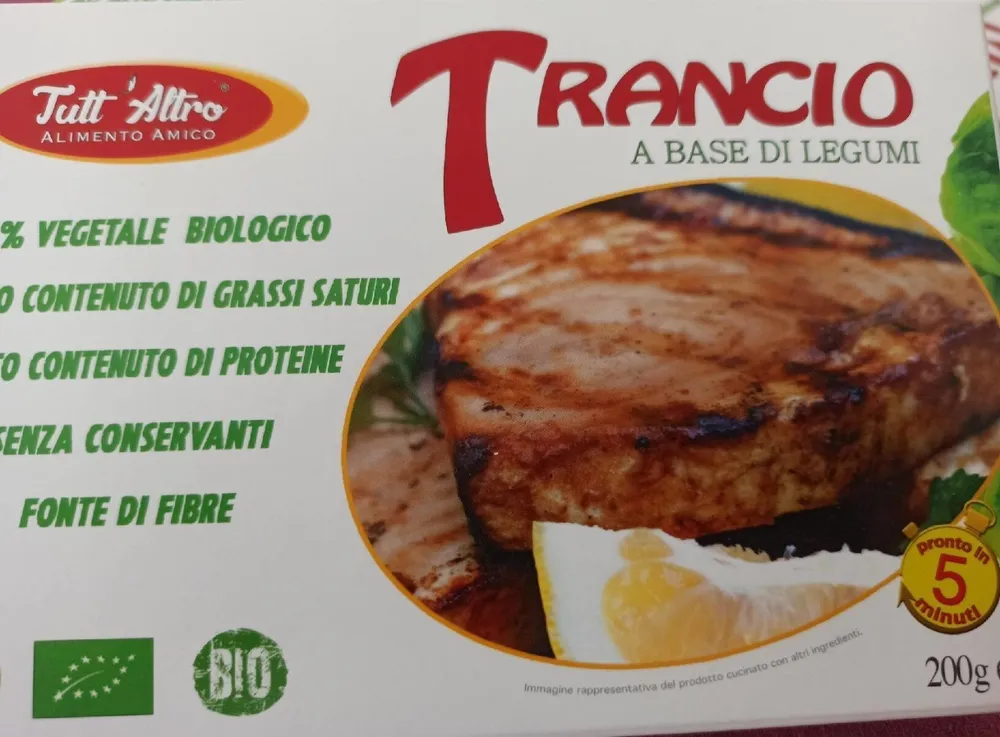 Trancio a base di legumi