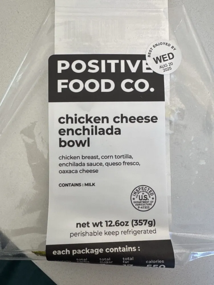 Chicken Cheese Enchilada Bowl