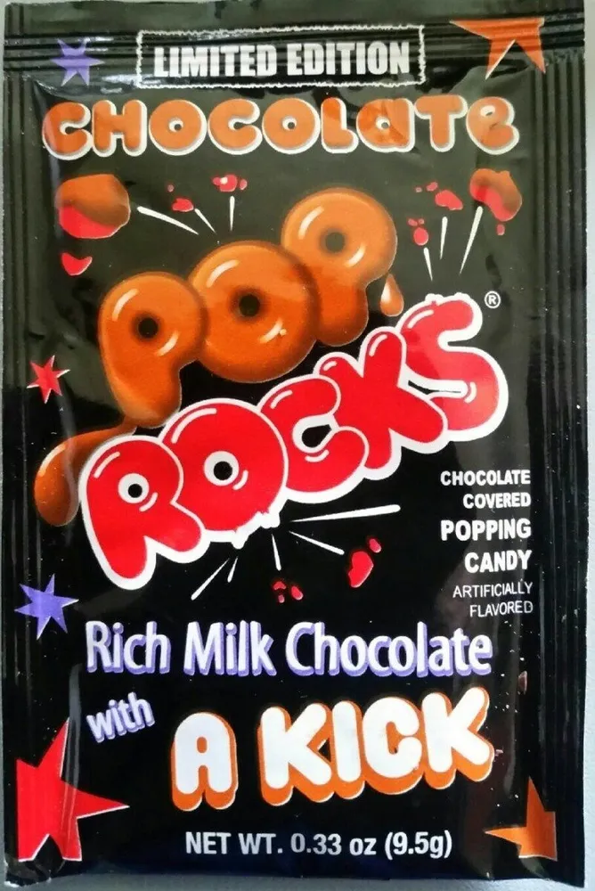 Chocolate  pop rocks