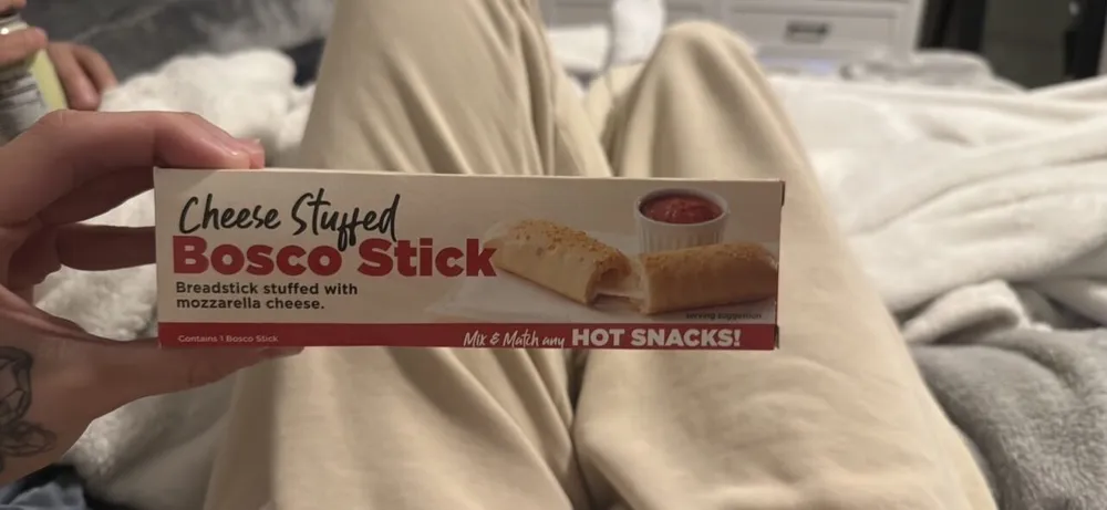 Breadstick Stuffed with Mozzarella Cheese
