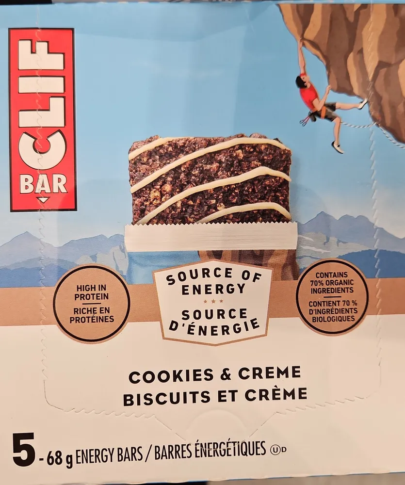 cliff bar biscuit et crème