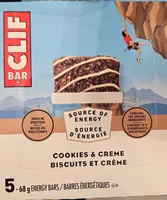 cliff bar biscuit et crème