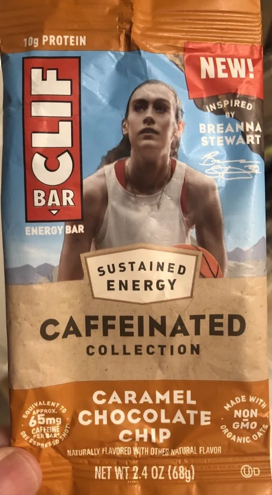 CLIF Bar Sustained Energy Caffeinated Collection Caramel Chocolate