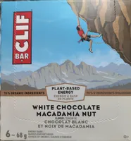White Chocolate Macadamia Nut Flavour Energy Bars