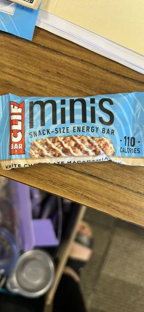 minis snack-size energy bar white chocolate flavored macadamia nut