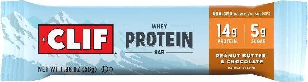 Clif peanut butter & chocolate whey protein bar