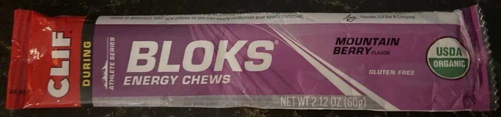 Bloks Energy Chews Mountain Berry Flavor