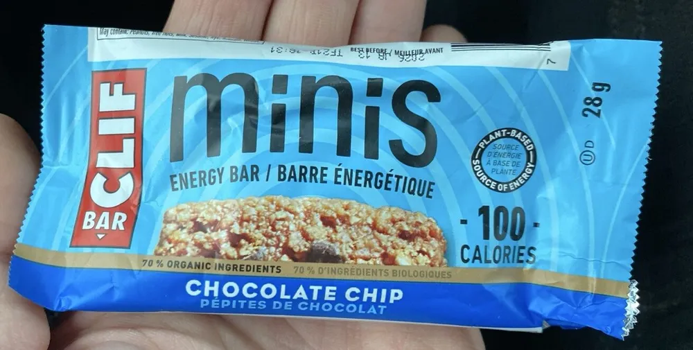 Minis barre énergétique - Chocolate Chip