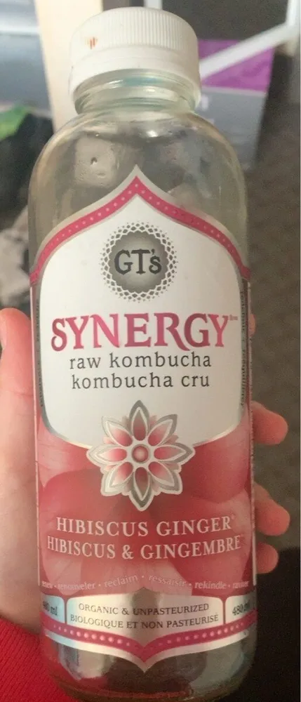 Hibiscus Ginger Raw Kombucha
