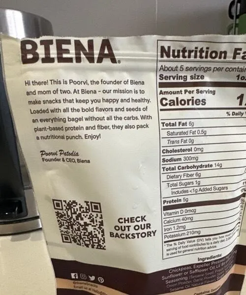 Chickpea snacks