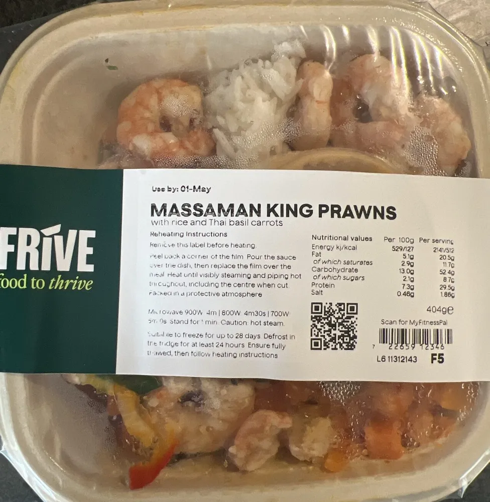 Massaman King Prawns
