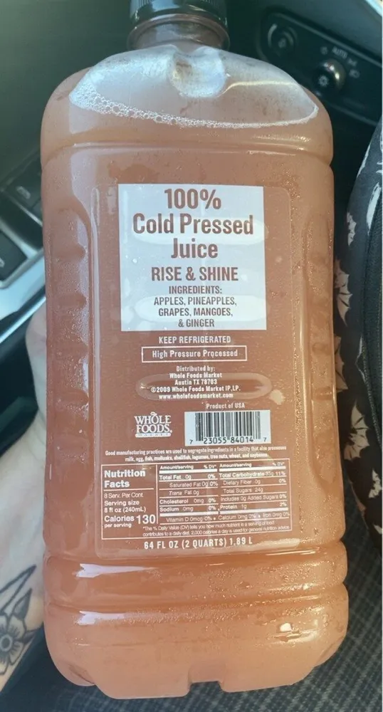 Cold pressed juice rise & shine