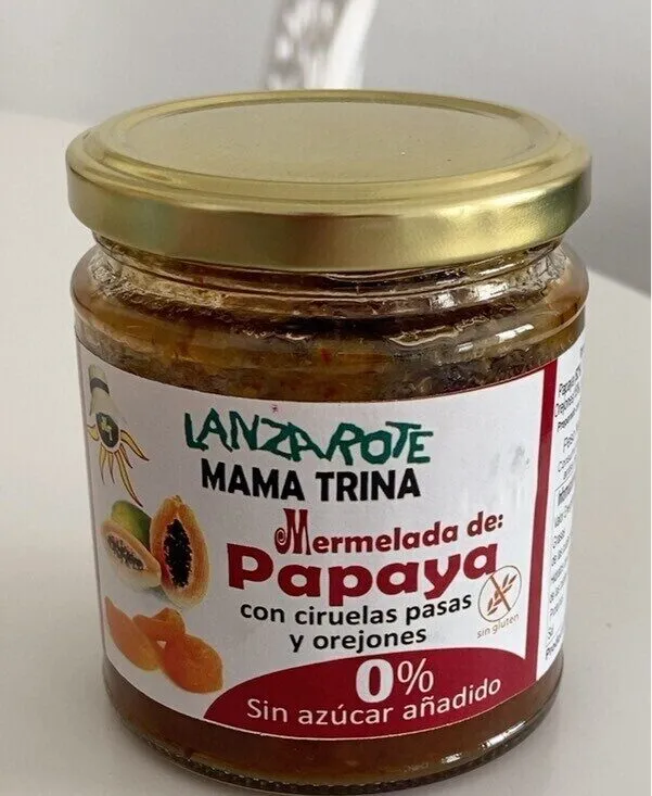 mermelada de papaya con ciruelas pasas y orejones