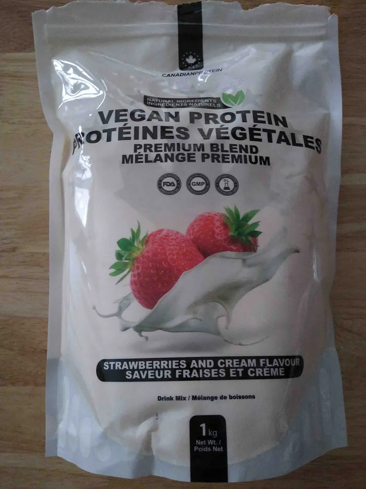 Vegan Protein Powder Strawberry and Cream