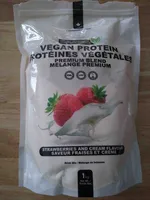 Vegan Protein Powder Strawberry and Cream