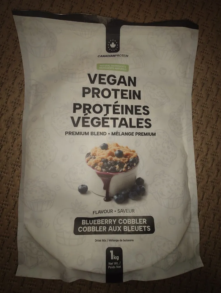 Vegan Protein Blueberry Cobbler