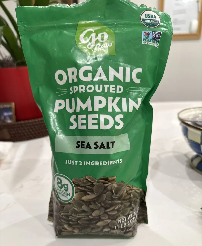 Organic Sprouted Pumpkin Seeds - Sea Salt