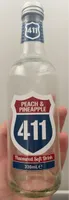 411 Flavoured Soft Drink Peach & Pineapple