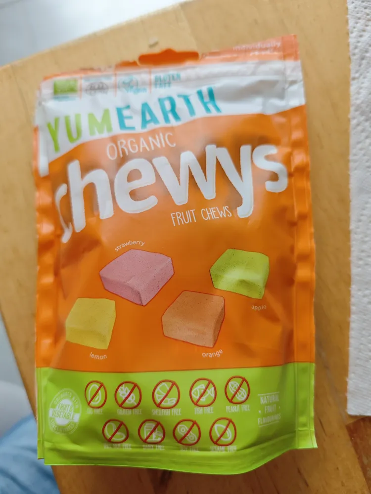 Organic Chewys Fruit Chews