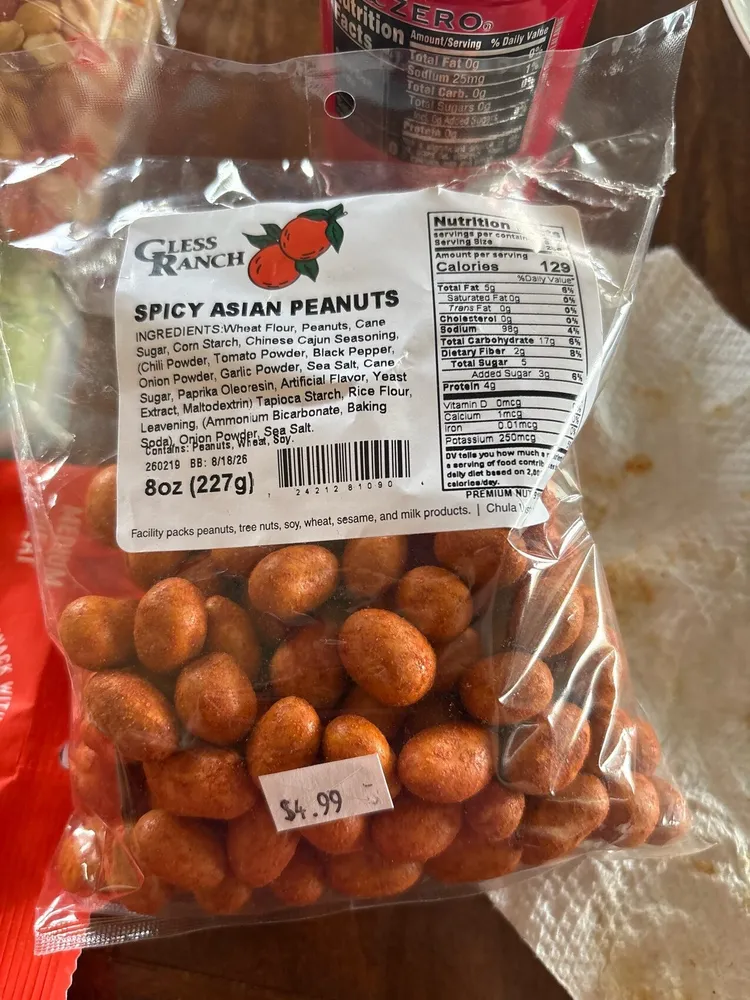Spicy Asian Peanuts