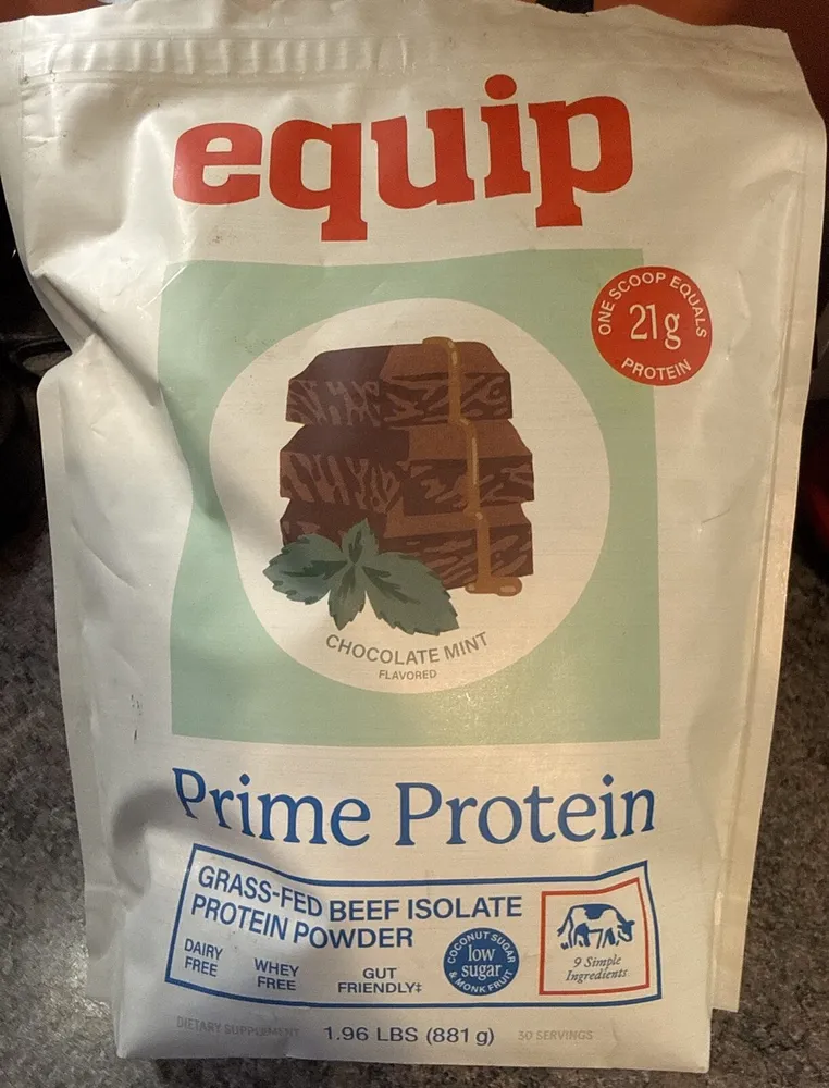 Chocolate Mint Low Sugar Prime Protein Powder