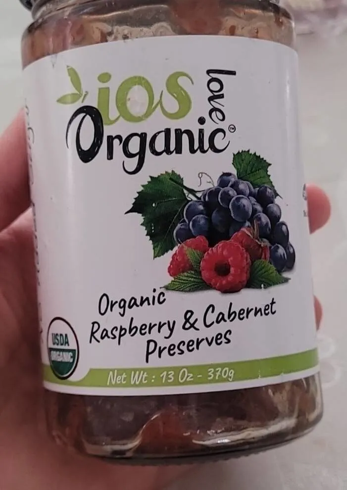 Organic Raspberry & Cabernet Preserves