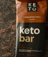 Cinnamon roll protein bar