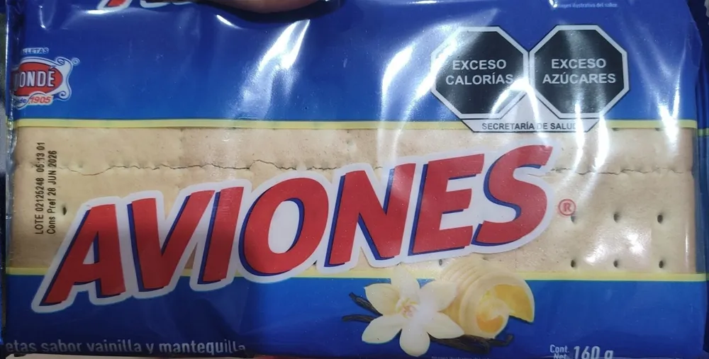 Galletas sabor vainilla y mantequilla