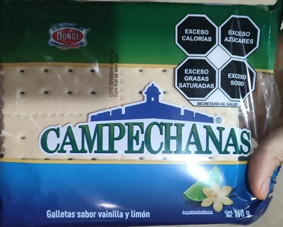 Galletas sabor vainilla y limón