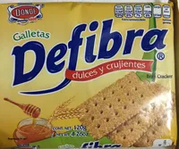 Donde Defibra Cracker Crispy Crunchy And Sweet Net WT 4.26 Oz (120g)