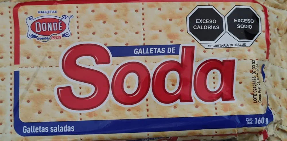 Galletas de soda