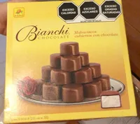 Malvaviscos cubiertos de chocolate