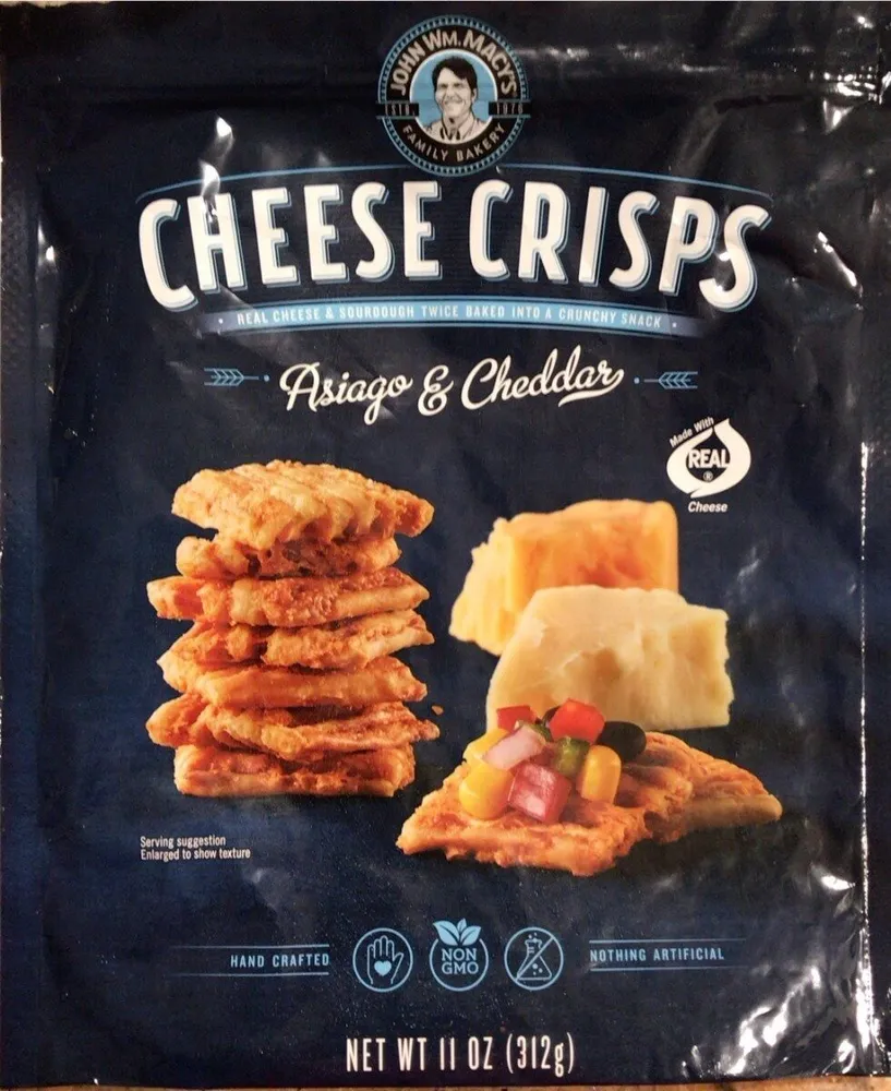 Cheese Crisps Asiago & Cheddar