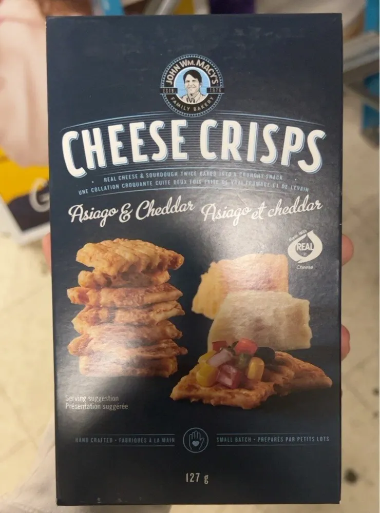 John Wm Macy's Cheese crisps