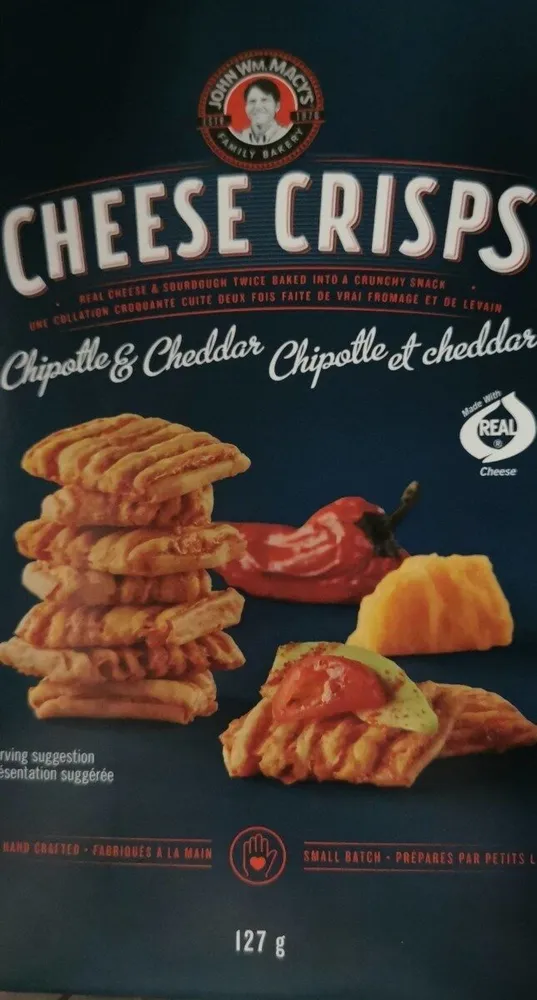 Cheese crispa chipotle et cheddar