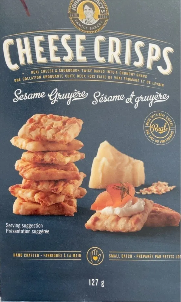 Cheese crisps sésame gruillère