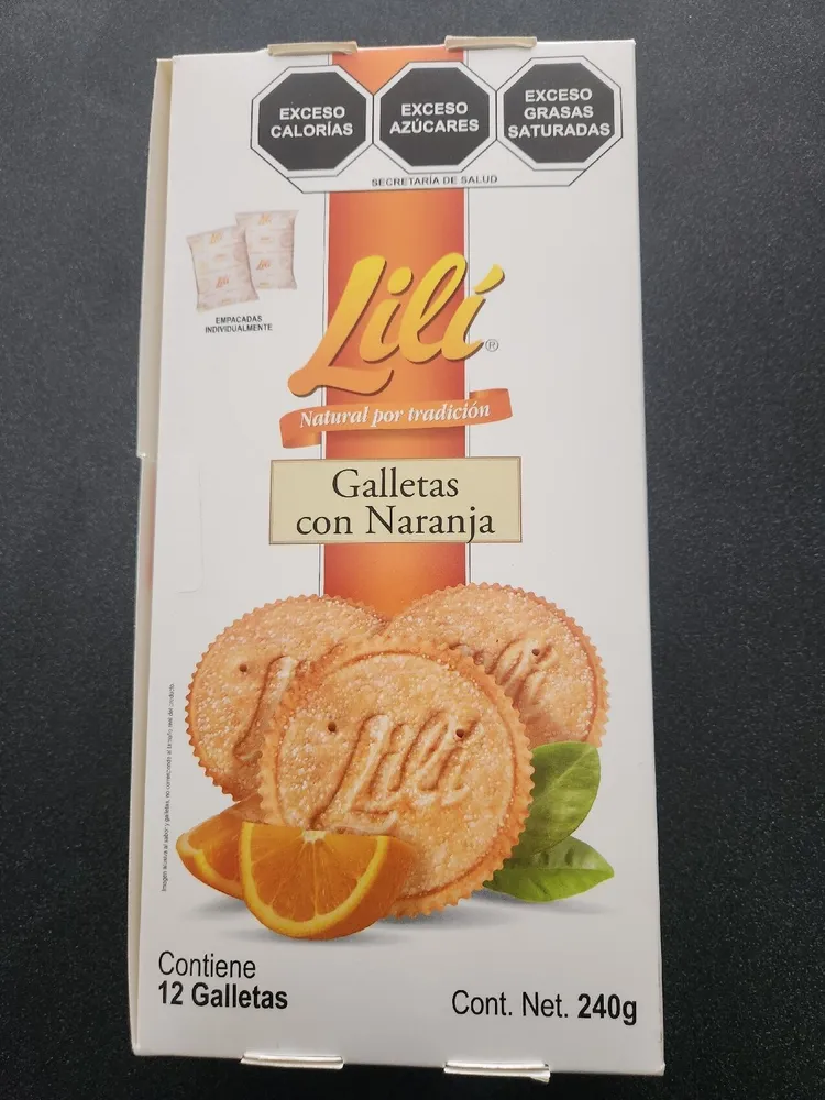 Galletas con naranja