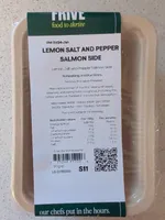 Lemon Salt and Pepper Salmon Side