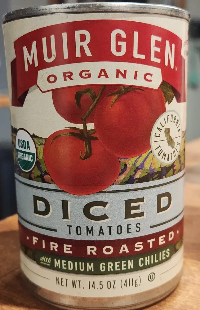 Diced Tomatoes With Medium Green Chiles