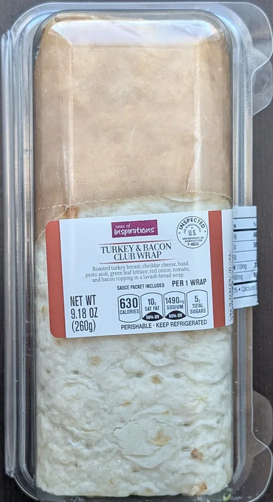 Turkey & Bacon Club Wrap