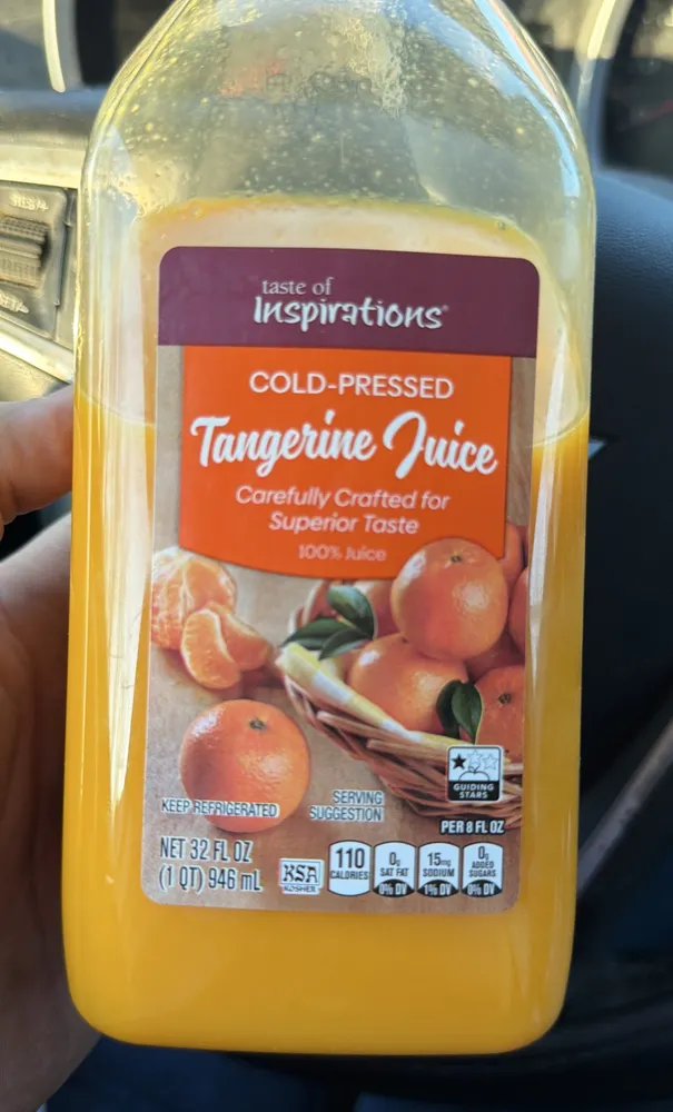 Tangerine juice