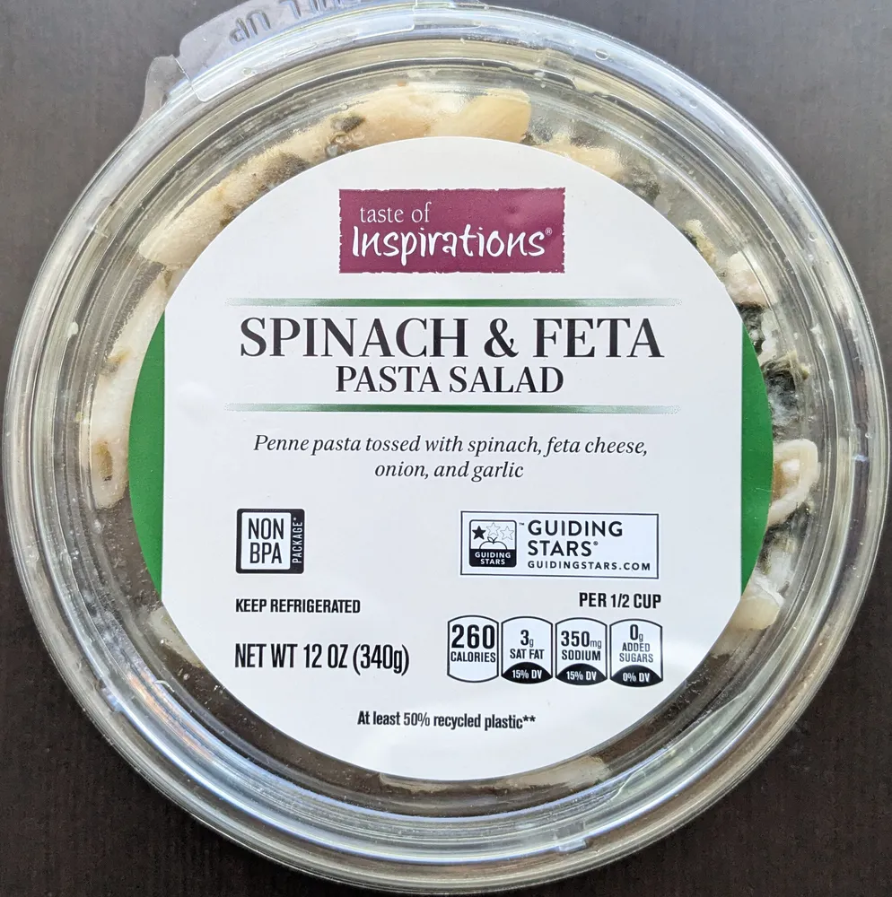Spinach & Feta Pasta Salad