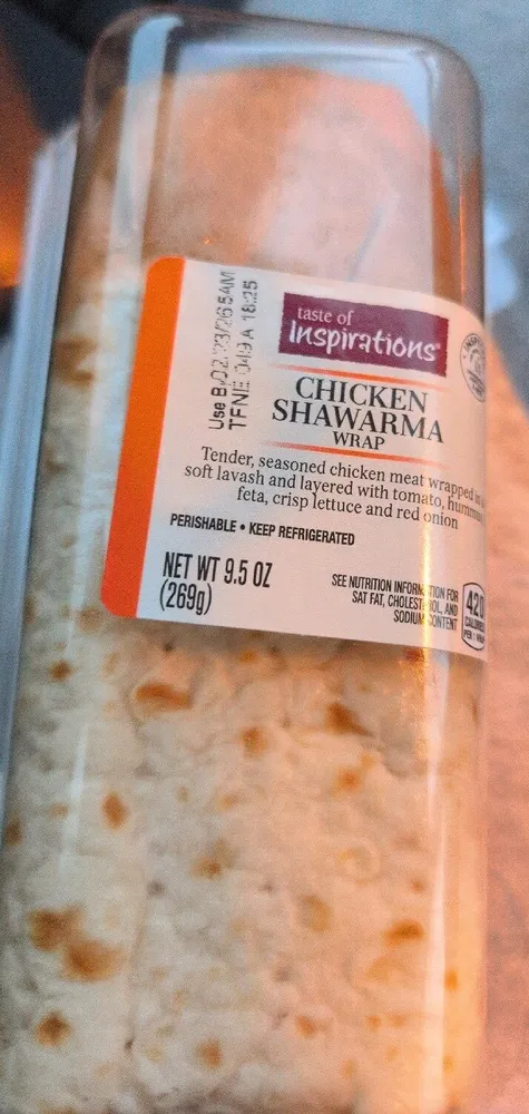 CHICKEN SHAWARMA WRAP