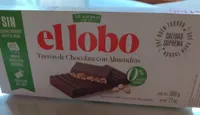 Turrón de chocolate con almendras