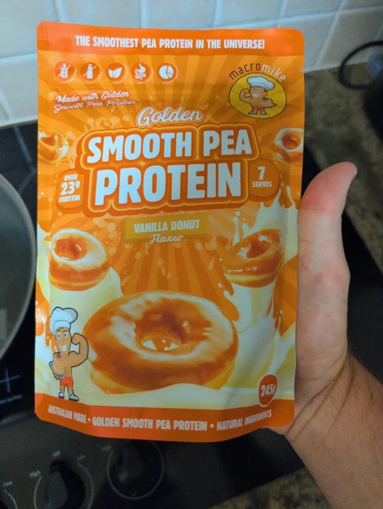 Golden Smooth Pea Protein Vanilla Donut Flavour