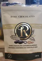 Dark chocolate covered almonds